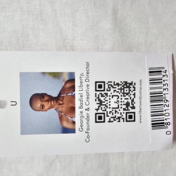 Women's Tie-Front Sarong Cover up | Liberty & Justice | OSFM - Picture 4 of 5